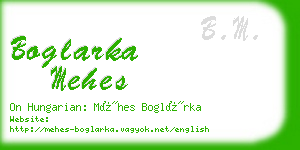 boglarka mehes business card